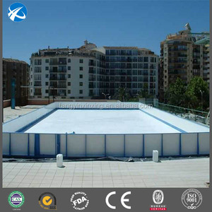Çevre dostu kendinden yağlama sentetik buz pisti 15/18/20mm kalın plastik levhalar HDPE/PE/umwhmaterial malzeme pürüzsüz yüzey kurulu - Product Image 5