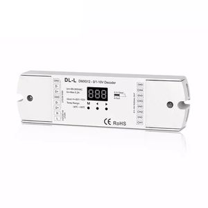 DL-L 4 канала DMX512 декодер DMX для 0-10V преобразователь сигнала RDM функция DMX512 до 0/1-10V контроллер - Product Image 1