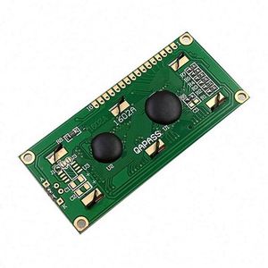 Módulo LCD1602 1602 Pantalla verde Módulo de pantalla LCD de 16x2 caracteres Controlador HD44780