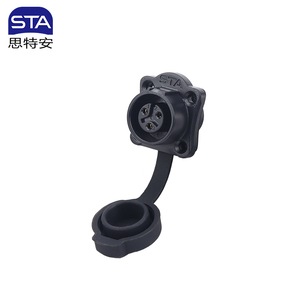Conector de conexión rápida de tamaño LP12 M12, enchufe de aviación de brida cuadrada de 2-8 Pines, enchufe macho hembra para sistema de energía Solar a prueba de agua - Product Image 5