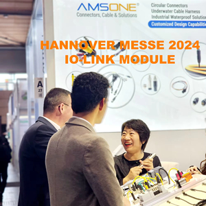 Amsone Custom Factory Source M12 <strong>Industrial</strong> Cc Simatic Link Io Io-Link <strong>Module</strong> Component Cable Master With Iot Interface - Product Image 2