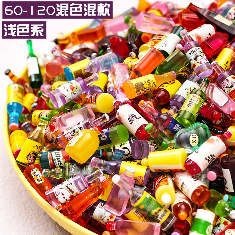 Cheveux aléatoires de bouteille mélangée