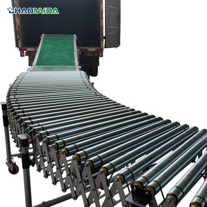 Trasportatore a rulli retrattile a catena trasportatore leggero trasportatore di carico e scarico trasportatore - Product Image 2