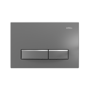 Placa de descarga con botón pulsador para inodoro personalizable para cisterna oculta