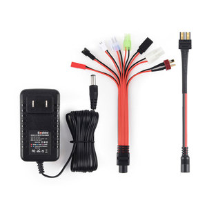 Akıllı evrensel 2.4V 12V RC pil şarj cihazı için 2-10 serisi NiMH/NiCD pil paketi ile Mini Tamiya,T tipi, SM,XH konnektörler - Product Image 5