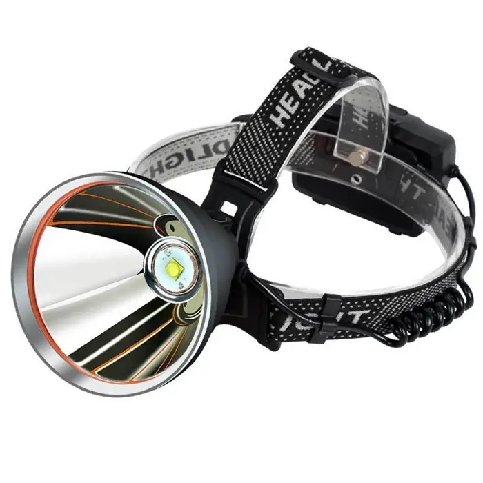 New Strong Light Headlamp Rechargeable Super Bright Head Wear Torch Led Long Shot Fishing Outdoor Mining Light