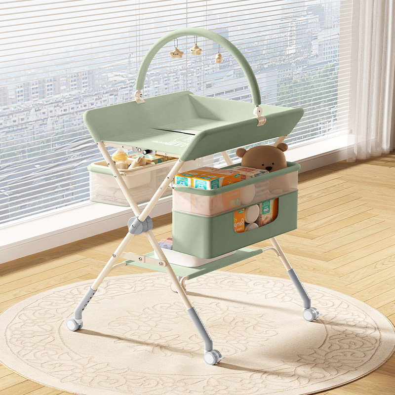 Green(Add toy rack and double-layer storage basket)