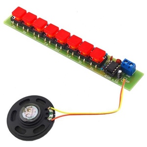 DIY elektronik kiti Set NE555 klavye kiti sekiz notlar kaynak uygulama eğlenceli öğretim eğitim - Product Image 1
