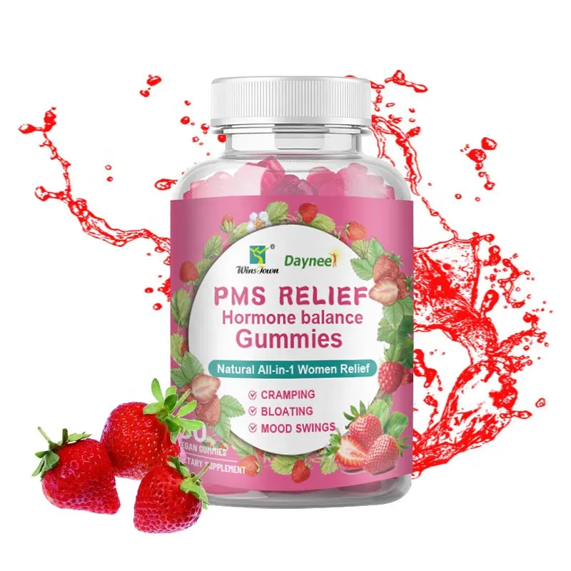 Gommes d'halance d'hormone de soulagement de PMS chinois vitamine naturelle gommes de désintoxication de l'utérus menstruel féminin gommes PMS