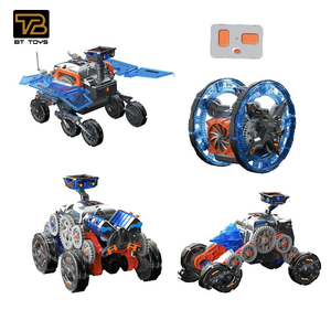 LehooToys4Combined1 DIY 4WDSmart Robot Remote Control Car Kit Rod Smart <strong>Programming</strong> Robot Kids Remote Control Car - Product Image 1