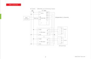 LTECH DALI/DMX до 0-10 В модуль затемнения PWM 4-канальный светодиодный контроллер управления освещением диммеры продукт - Product Image 4