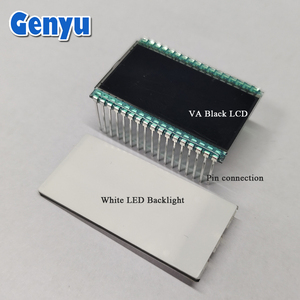 Temperatur-mono-lcd-bildschirm sieben-segment-lcd individueller VA schwarzer bildschirm mit hintergrundbeleuchtung - Product Image 5