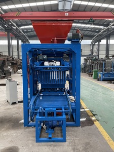 Máquina automática para hacer ladrillos de arcilla QT 4-26, máquina semiautomática para hacer bloques de cemento y arena sólidos en México - Product Image 6