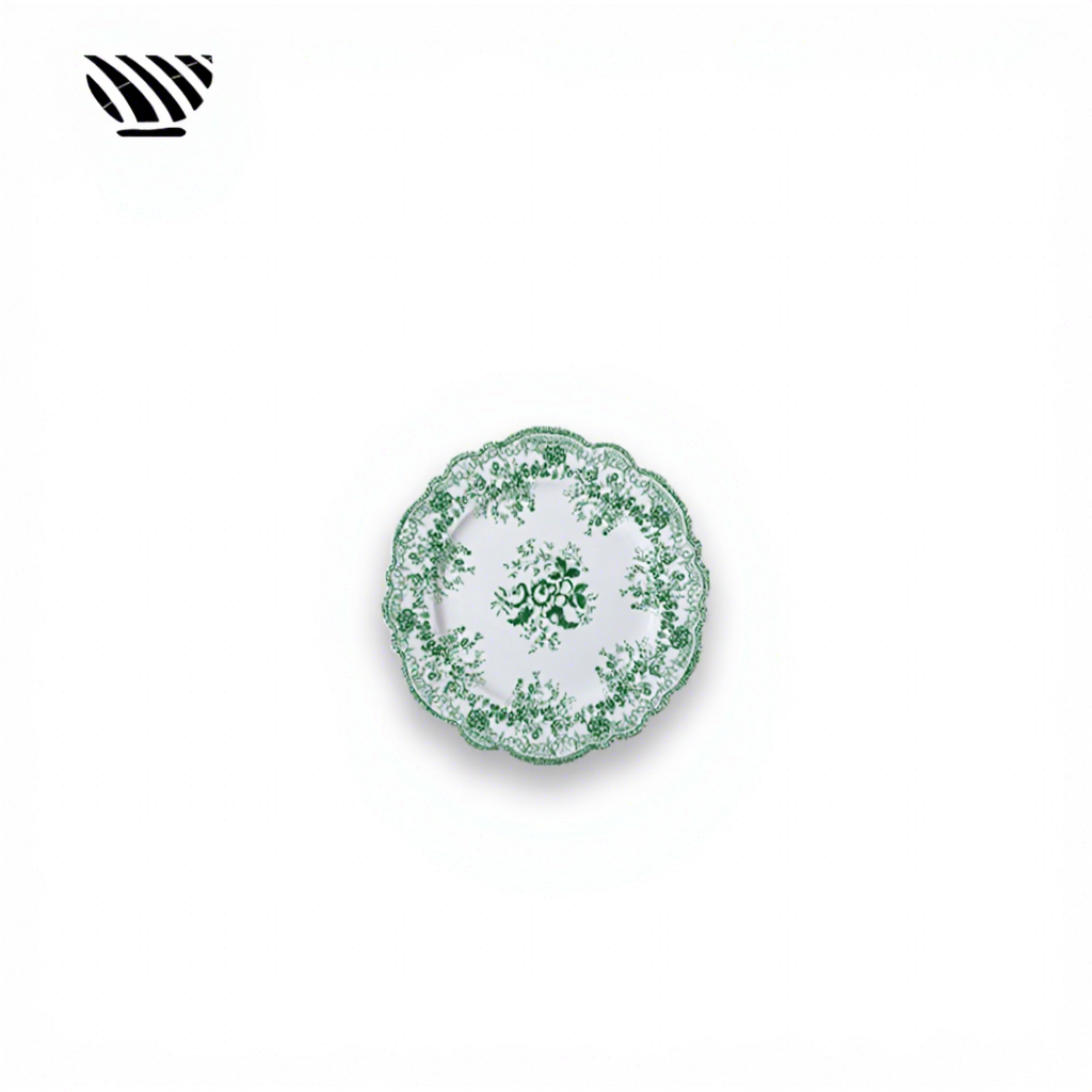 Assiette à pain verte de 16,5 cm (6,5 pouces)