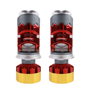 เลนส์โปรเจคเตอร์ H4 LED T07 180W 24000LM เลนส์ไฟหน้า H4ขนาดเล็กลำแสงต่ำสว่างมาก - Product Image 2