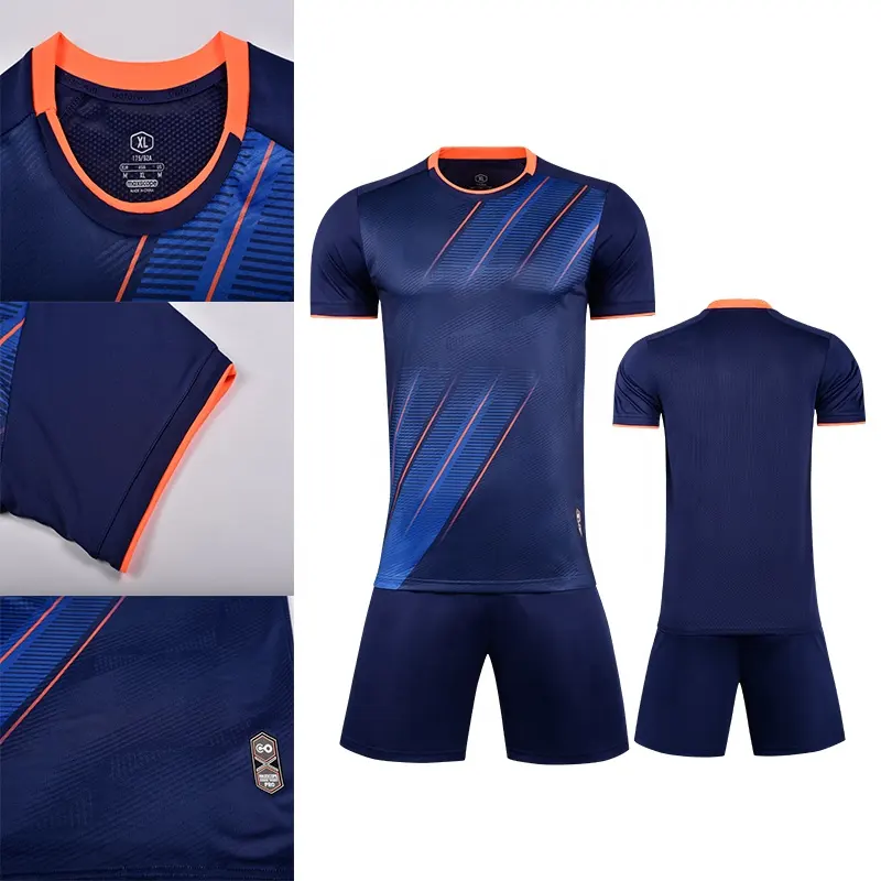 Kit de treinamento de futebol personalizado, kit esportivo, camisa de clube de futebol, uniformes de futebol feminino de alta qualidade, camisa de futebol