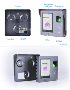 Time Card Punching Machine Access Control Wifi Doorbell Wireless Biometric Device - Product Image 5