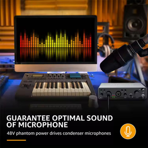 Um2 Usb Xlr Midi 192KHz Audio Interface Video Recording Console Studio Interface De Audio - Product Image 5