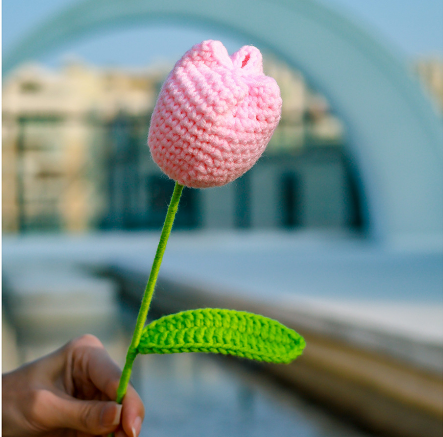 crochet tulip