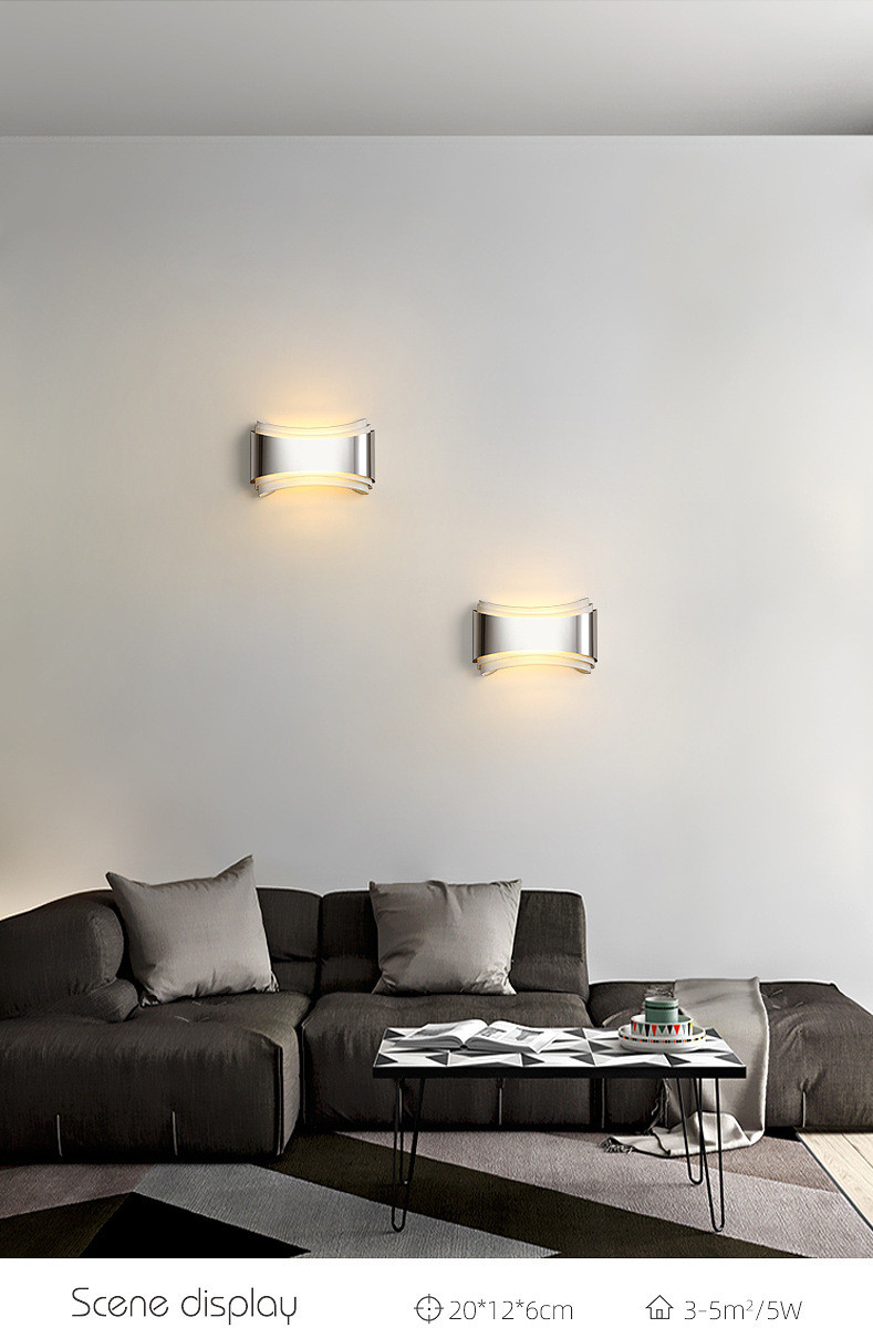 Bedroom lamp modern simple wall lamp cafe bar leisure lounge Hotel bedside special-shaped led iron wall Hotel Wall Lamp Modern