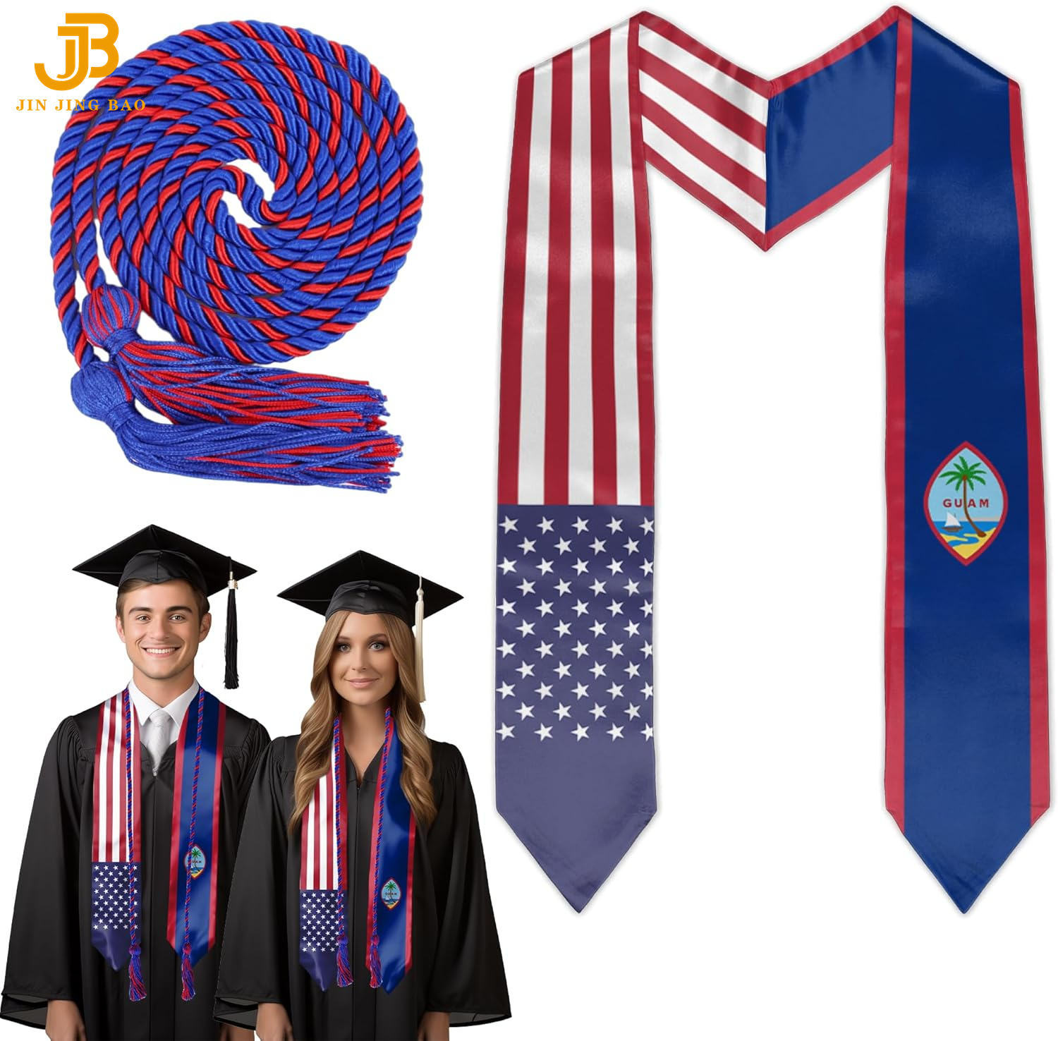 EE. UU. y Guam Estola + Cordón de Honor
