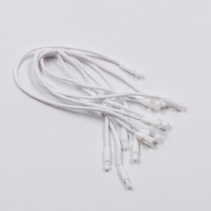 Etiqueta colgante de bala de plástico de un solo color al por mayor para ropa, bolsas textiles, accesorios para zapatos, cierre de sello de cuerda, etiqueta impresa para prendas - Product Image 2