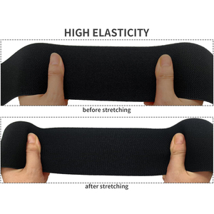 Căng Nặng Độ Đàn Hồi Cao 2 "Vải Phẳng Ban Nhạc Đàn Hồi 2 Mm Dày Đen Cao Su Eo Ban Nhạc Vành Đai Cho Quần Áo May Bện - Product Image 4