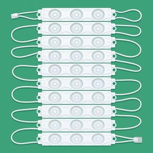 โมดูลไฟแบล็คไลท์แรงดันไฟฟ้าสูง LED 110V 220V 2.5W AC 3โมดูล LED พร้อมเลนส์สำหรับสัญญาณตัวอักษร