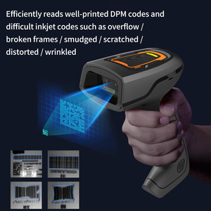 Xincode Ocr Mrz手持式ip65工业条形码扫描仪，带支架2D条形码阅读器二维码扫描仪无线扫描枪 - Product Image 2
