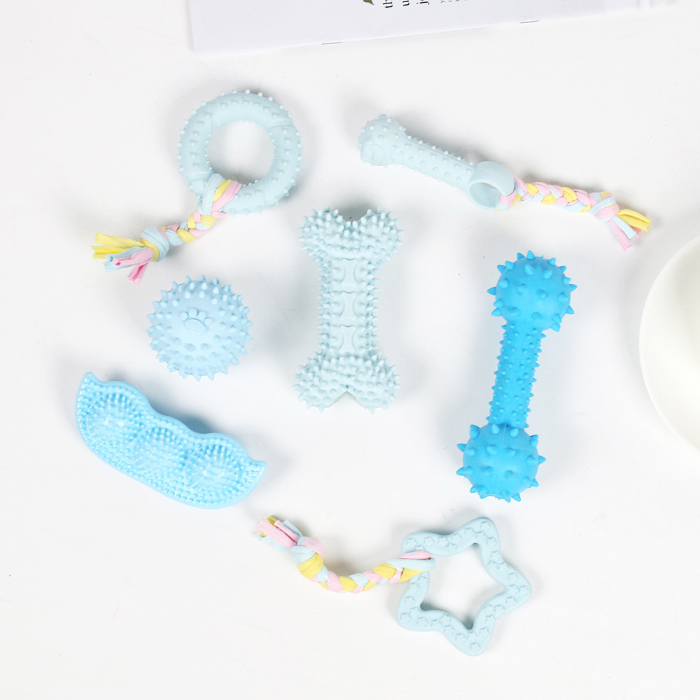 Set blu da sette pezzi-395 g