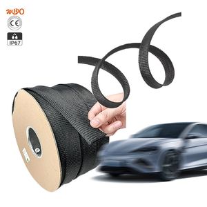 Esnek PET Polyester Multifilament örgülü tel dokuma örgü hortum kapsayan kablo kılıfı SGS sertifikalı Fray genişleyen olmayan naylon - Product Image 6