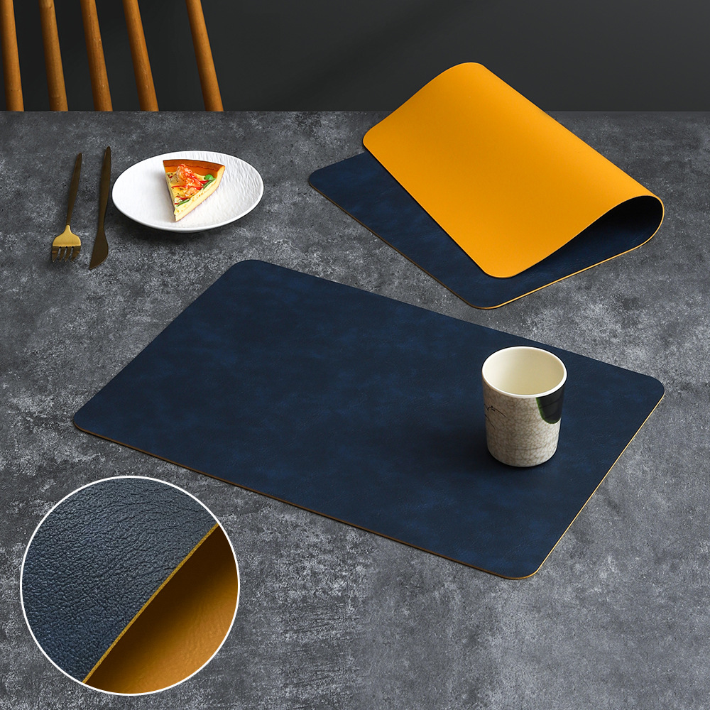 Blue with yellow