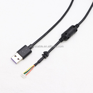 USB 2.0 หมุนแหวนแม่เหล็ก MOLEX 1.25-5PIN ขั้วต่อเหมาะสําหรับลายนิ้วมือเจาะการ์ดสแกนเครื่องจดจํา 1.8 - Product Image 2