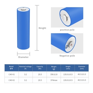 Taşınabilir güç istasyonu jeneratör lifepo4 silindirik hücre pil için cc40 lifepo4 silindirik hücre - Product Image 2