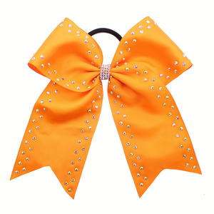 Custom Bling Crystal <strong>Cheer</strong> Hair <strong>Bow</strong> Competition Cheerleading Rhinestone Transfers <strong>Cheer</strong> <strong>Bows</strong> - Product Image 5