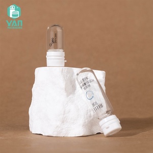 YANパッケージ1.5ml 3mlミニ透明ガラスバイアルリトルアターエッセンスボトル電球スタイル下プラスチック - Product Image 3