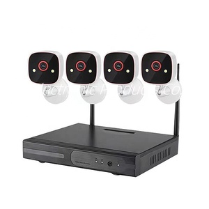 2024 nuevo Kit de cámara inalámbrica 4CH intercomunicador bidireccional impermeable visión nocturna mini cámara P2P sistema de cámara wifi - Product Image 3