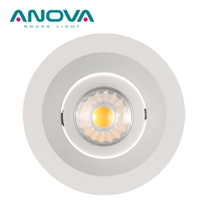 Hole 85mm Led Downlight <strong>Housing</strong> GU10 MR16 LED Module Adjust <strong>Round</strong> Anti Glare Spot <strong>Light</strong> Frame
