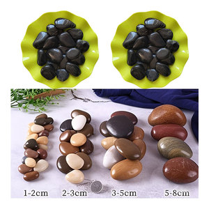Đá sông đánh bóng 1-2/2-3/3-5/5-8/8-12cm sỏi tự nhiên màu sỏi nhỏ tự nhiên để trang trí sân chơi - Product Image 2