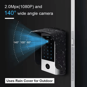 VIANS 2.4G WiFi 2MP telecamera grandangolare di visione notturna di rilevamento del movimento di riproduzione di immagini video controllo di accesso Intercom a distanza - Product Image 2