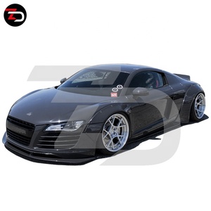 Hot Selling LB Design Wide Body <strong>Kit</strong> for <strong>Audi</strong> <strong>R8</strong> 2008-2016 Fender Flares Front Chin Side Skit Lips Diffuser Trunk Spoiler - Product Image 1