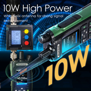 Baofeng-Walkie-talkie de 10W UV32 UV 32, GPS, Bluetooth, programación de aplicación, UHF, VHF, multibanda, tipo C, carga amateur, radio de dos vías