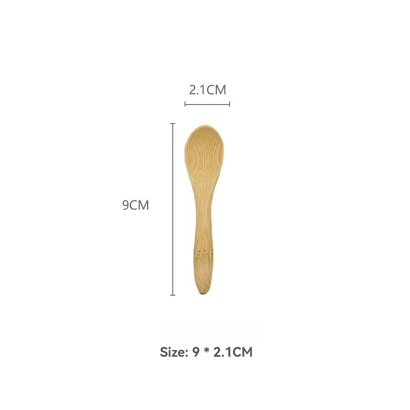 WY017 bamboo spoon 9 * 2.1CM