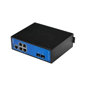 Switch Ethernet 4 * GE PoE + 2 * GF interruttori di rete per telecamera IP con Watchdog e funzione VLAN gestito interruttore industriale Poe