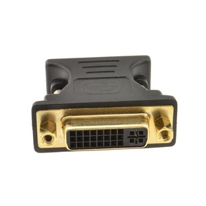 Xput-Adaptador de entrada VGA M a DVI F, convertidor de vídeo hembra VGA macho a DVI DVI-I, para PCMonitor