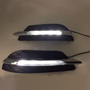 <span class=keywords><strong>LED</strong></span> DRL לבן בשעות היום ריצת אור ערפל מנורת עבור מרצדס בנץ C Class W204 180 200 250 260 300 2011 2012 2013