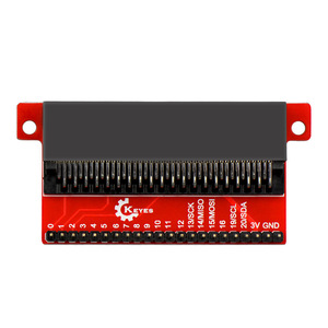 AIsmartlink Breakout-Modul Erweiterungs modul Python-Programmier entwicklung rot Microbit BBC-Erweiterungs modul platine - Product Image 1