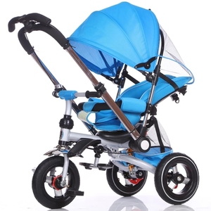 Factory Price 4-in-1 Multi-Function Kids Tricycle Alloy <strong>Baby</strong> Stroller with Foldable EVA Wheels for 3 Year <strong>Old</strong> Travelers - Product Image 5