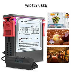 Termostato Digital de I-SMART, controlador de temperatura y humedad higrostato, regulador de refrigeración y calefacción, CA de 110V-220V, STC-3028 de Control - Product Image 4