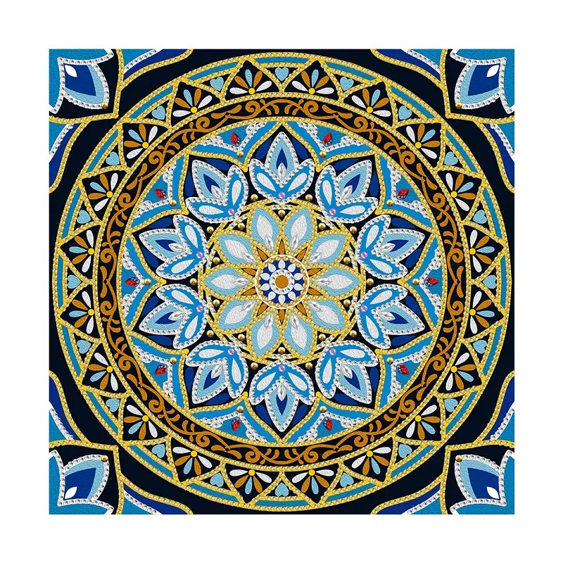 Personalizada DIY Mandala religión diamante pintura por números arte novedoso de la mitad de la perforación y la mitad de la pintura